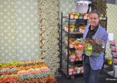 Eric Grossman is sinds vorig jaar fulltime actief op de verkoop bij Fittonia, een kweker van het gelijknamige plantje (ook wel mozaïkplant) waarvan het de enige in heel Europa is. Men voert niet minder dan 60 eigen, gepateteerde soorten.